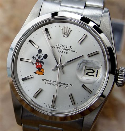 mickey mouse rolex catawiki|Mickey Mouse antique watch value.